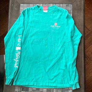 Blue simply southern long sleeve